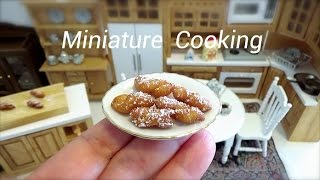 Miniature Food #28-ミニチュア料理-『ツイストドーナツ-Twist donut-』 Miniature Cooking show ミニチュアクッキング 미니어처 요리