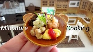 Miniature Cooking #48 ミニチュア料理 『Kids’ lunch B-お子様ランチB -Fried chicken & omelette- 唐揚げ＆オムレツ』