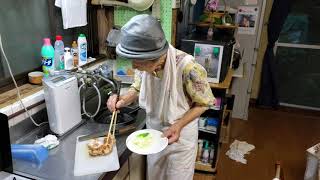 2019.07.27 ばあちゃんの孫への料理教室 ばあちゃん流 鶏モモ肉の塩焼き Part③ 4K 高画質