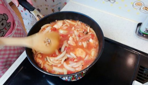 【アラフィフおでぶの料理】鶏むね肉のトマト煮＆鰆の煮付けを作る！☺️