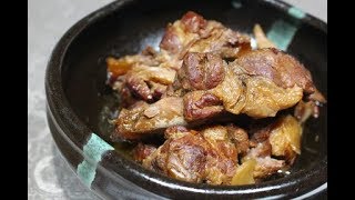 鹿児島の郷土料理「豚骨煮」