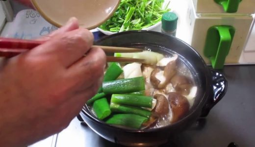 鶏ダンゴすき焼き鍋料理：全編