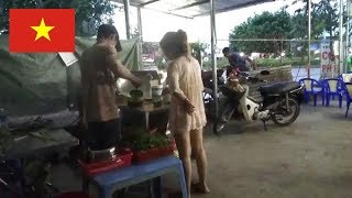 【妹のベトナムの居酒屋】妹が料理を運ぶVlog My sister’s bar in Vietnam