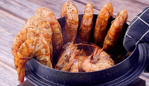 【1mintips】四種澎湃蝦料理，一次收錄！！麻油、胡椒、奶油、酸辣。哇!! 你今天想吃哪一道？！