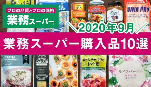 業務スーパーおすすめ購入品2020年9月！ 美味しい料理＆食レポつきGYOMU SUPERMARKET JAPAN