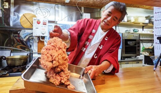 【料理人歴50年】白子の切り方「タチ（白子）の天ぷら」