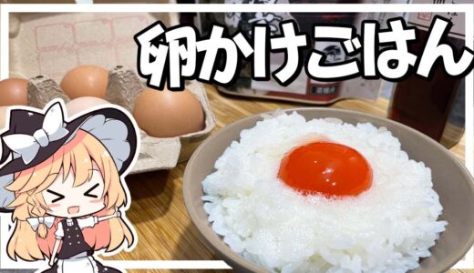 【TKG】魔理沙ちゃんは卵かけご飯を作るようです【料理】【ゆっくり実況】