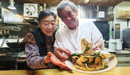 【料理人歴50年】行者ニンニクを使ったカレイのあんかけの作り方