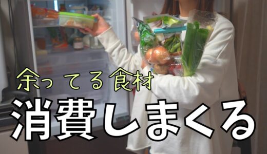 【料理】冷蔵庫の中身食べまくって食品ロス回避したぜ【食材消費/主婦/夕飯/生活】