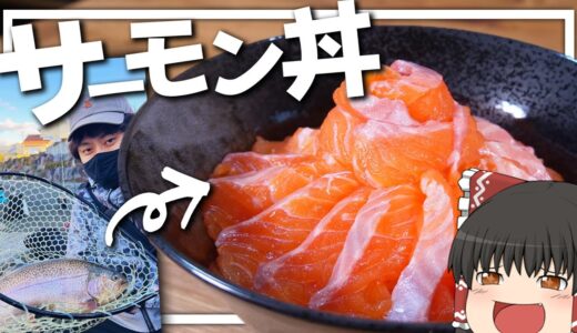 【料理 #24】よっしいは釣った魚でサーモン丼を食べたい　【ゆっくり実況】
