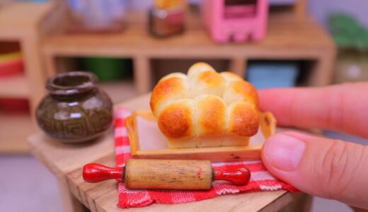 世界一小さい『ちぎりパン』| 食べられるミニチュア料理| Miniature Hieu’s Kitchen