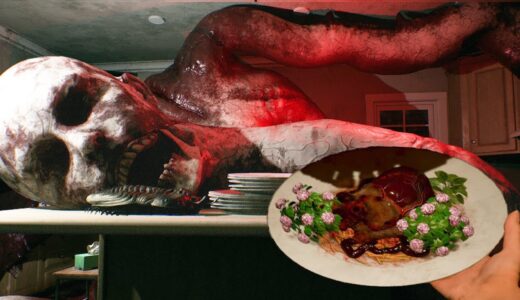 ミミズと呼ばれる怪物に「料理」を食べさせるホラーゲームが怖すぎる…【Unfollow】（大絶叫あり）