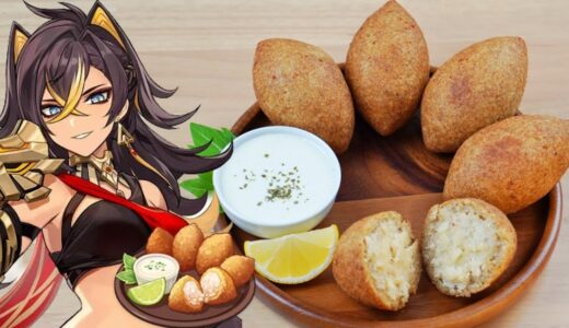 Cook “Scented Meat Balls” for Dehya. Genshin Impact Food/ 原神料理再現 ディシアに捧げる「香味ミートロール」