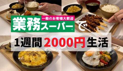 【業務スーパー】人気商品爆買い🔥2000円で作る超豪華レシピ