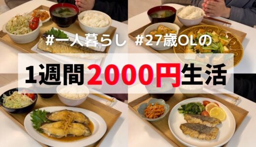 食費1ヶ月1万円の一人暮らしごはん/魚料理多め🐟